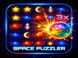 SpacePuzzler Match-3 Puzzle Game