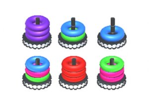 Match the Stack Puzzle Game - Stacking Puzzle