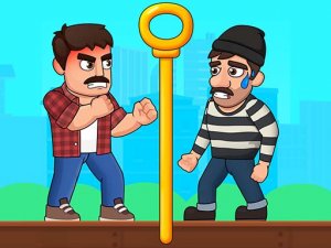 Daddy Escape - Pull Pin Puzzle Game