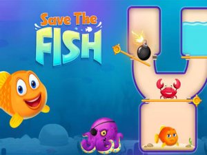 Save The Fish 1 Puzzle Game - Logic Puzzle