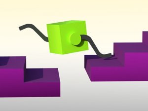 Draw Cube Leg Runner Arcade Game