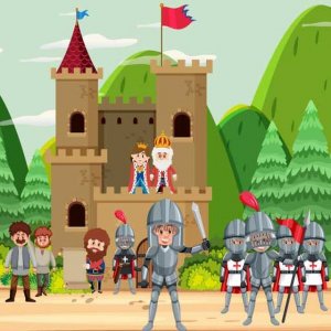 Retro Tower Defense Game Strategy Game